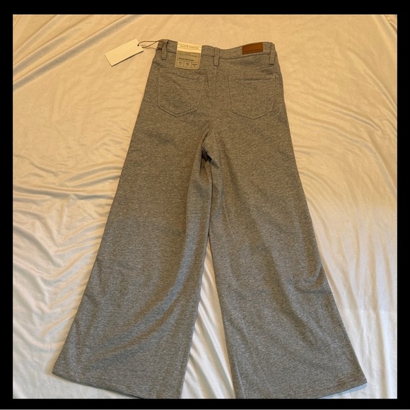 Austin Landing Women Blue Denim and Gray Sweats Flare Jeans NWT - Picture 8 of 12